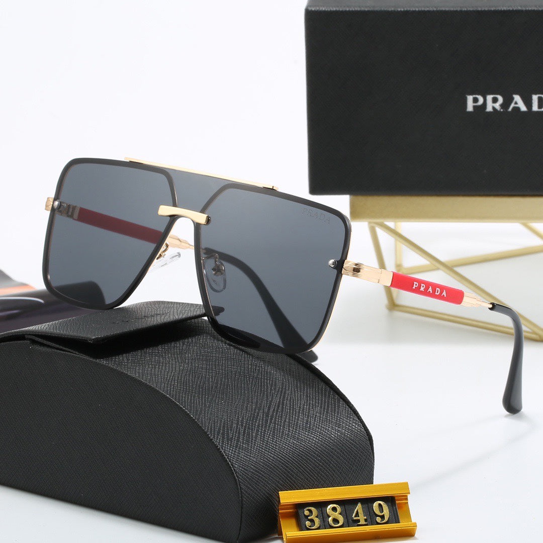 One Piece Coole Metallsonnenbrille