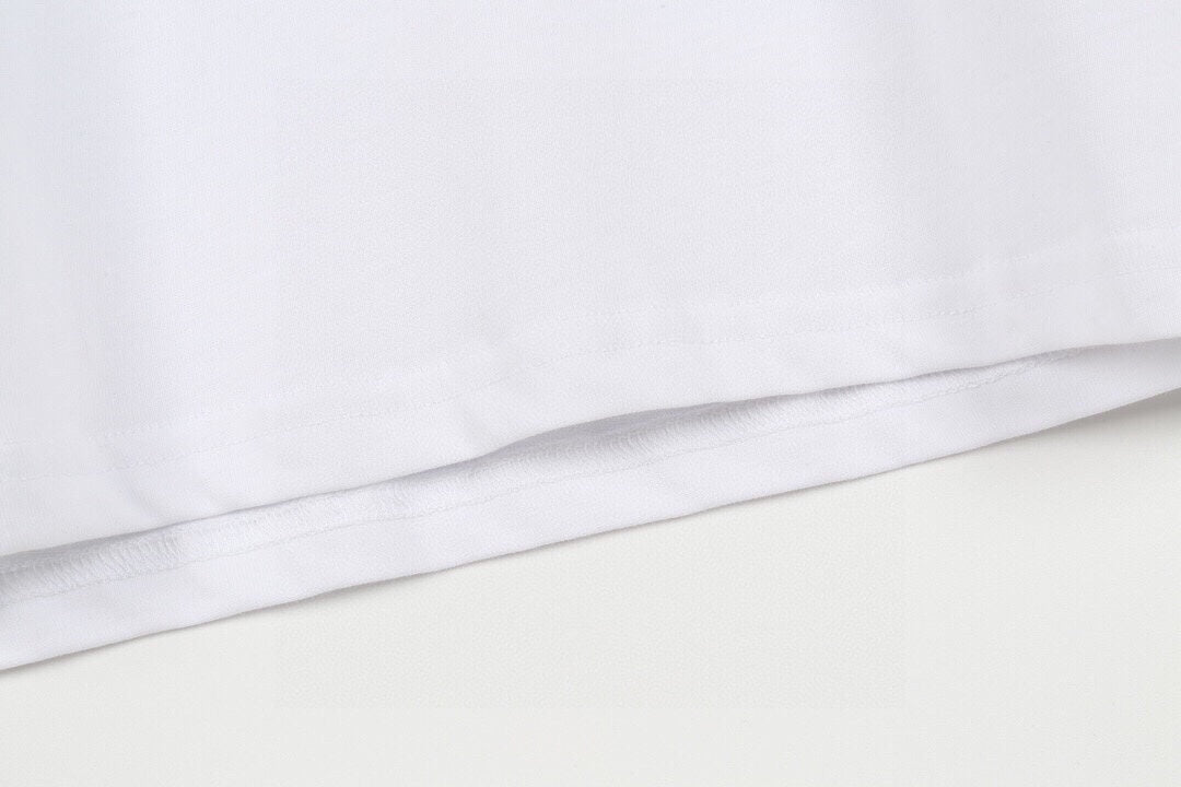 Besticktes Fleece-T-Shirt