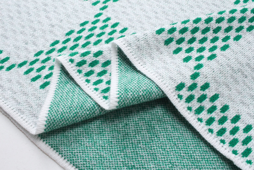 Grünes Schachbrettmuster-T-Shirt