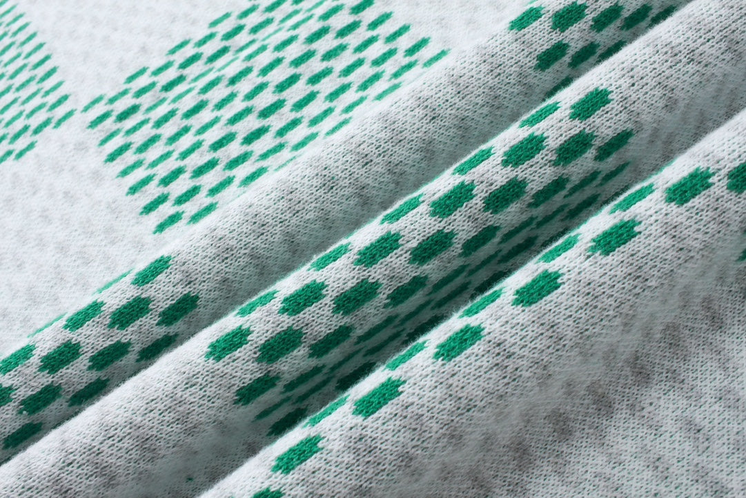 Grünes Schachbrettmuster-T-Shirt
