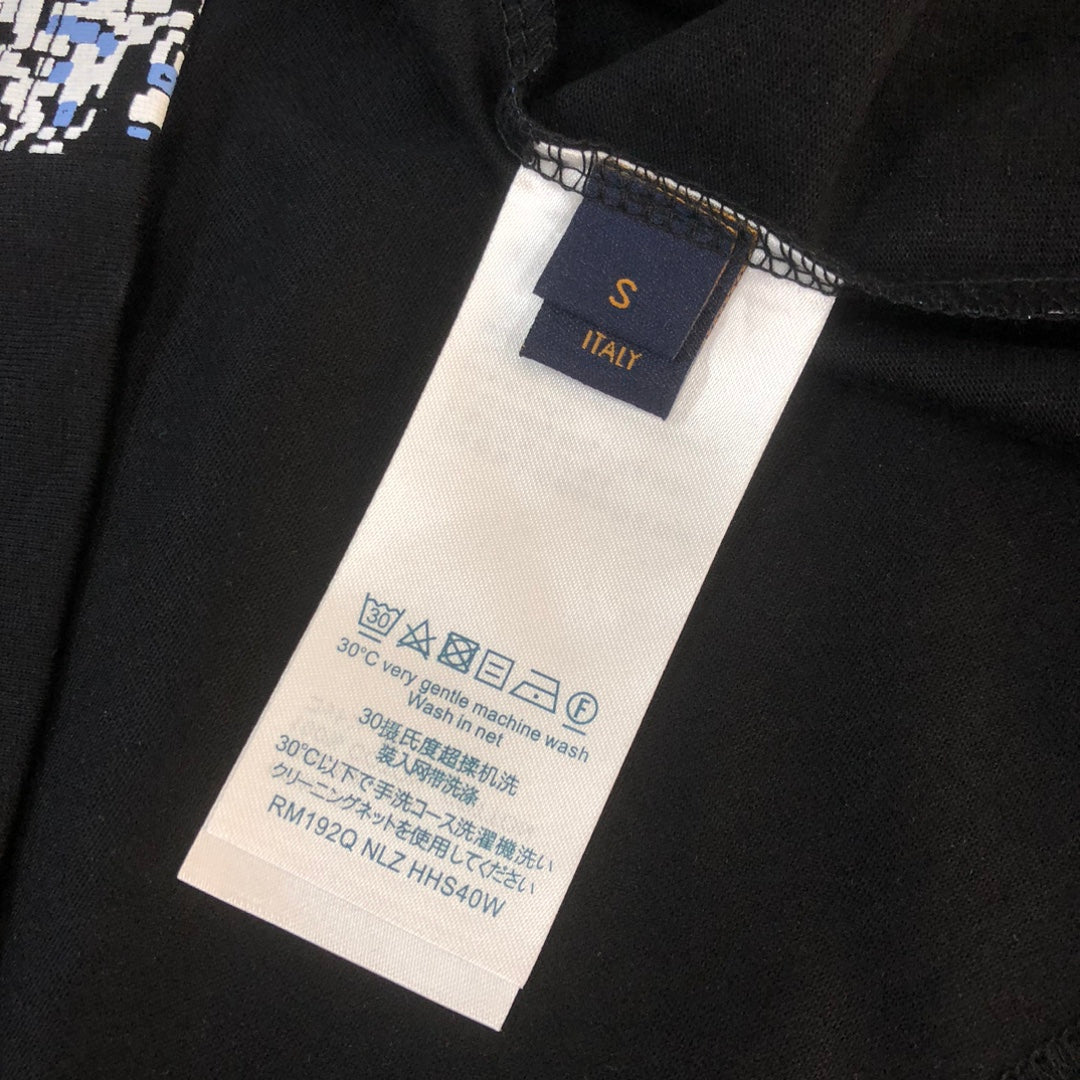 T-Shirt mit Farbverlauf-Sternenprint