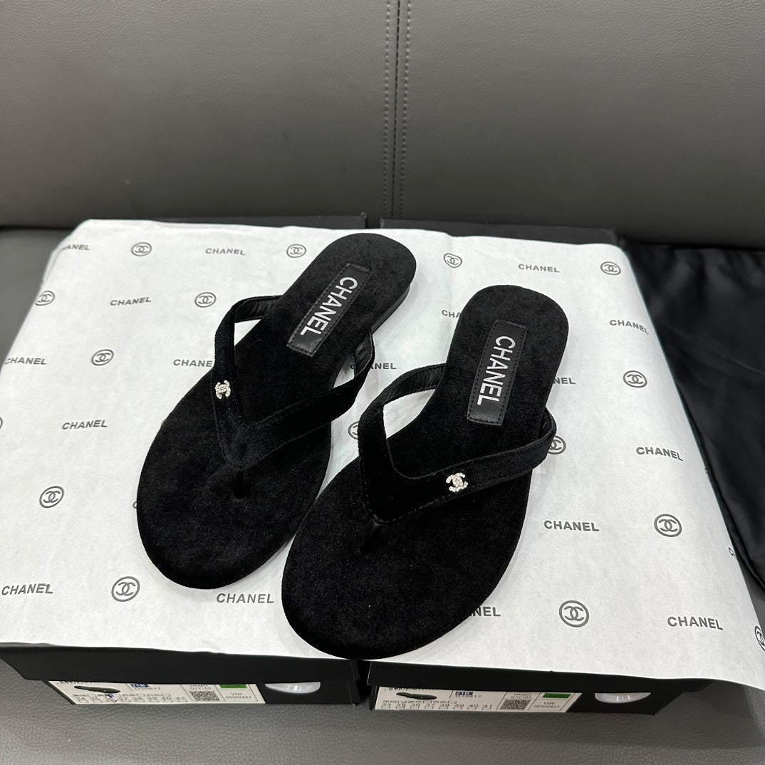 Flip Flops mit Strassstein-Logo