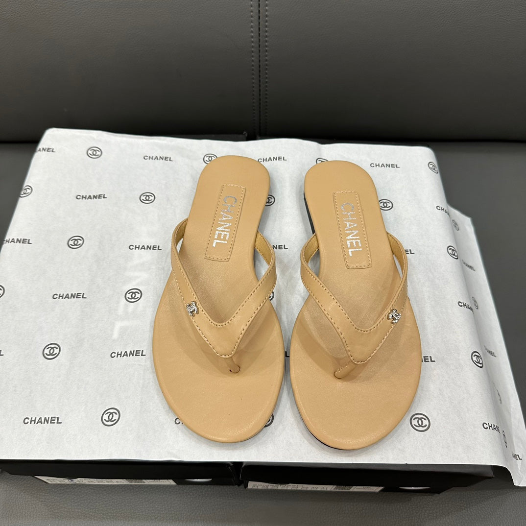 Flip Flops mit Strassstein-Logo