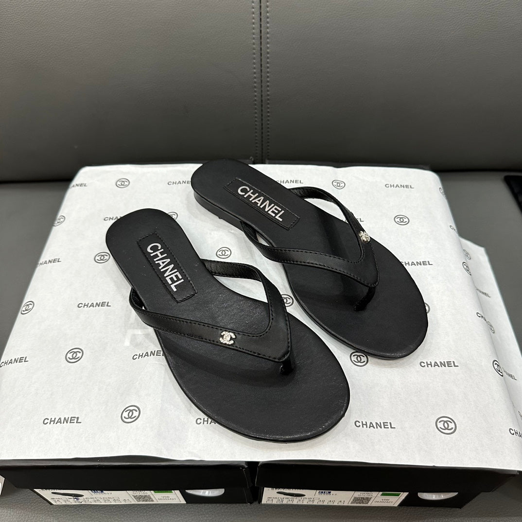 Flip Flops mit Strassstein-Logo