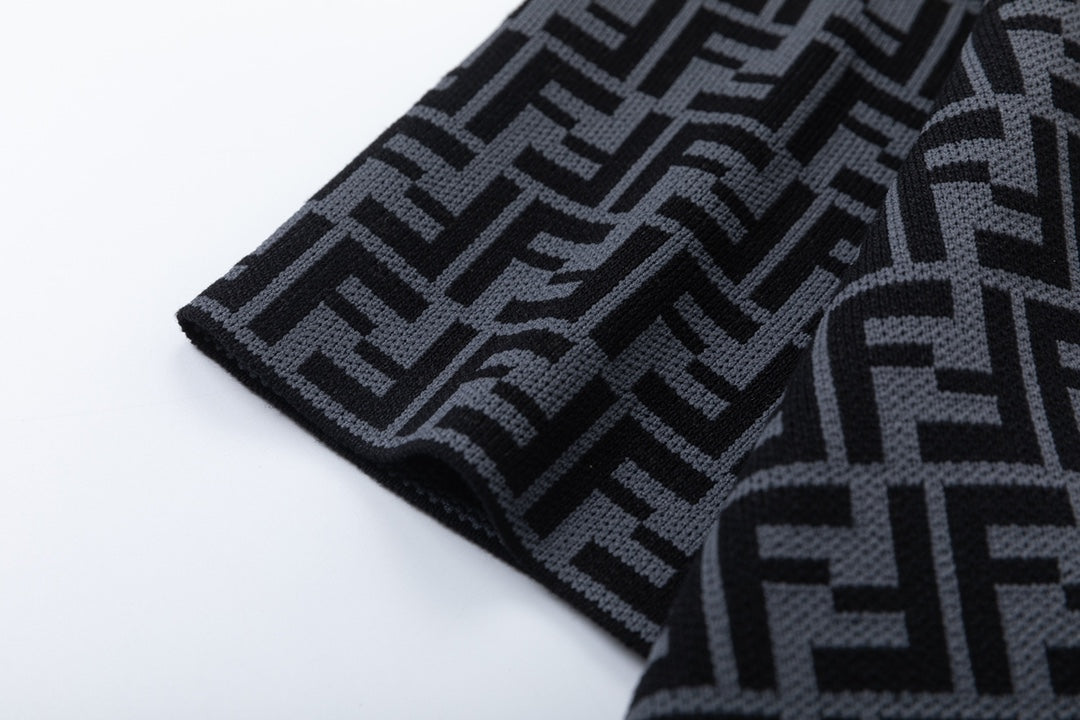 Gestricktes Monogramm-T-Shirt