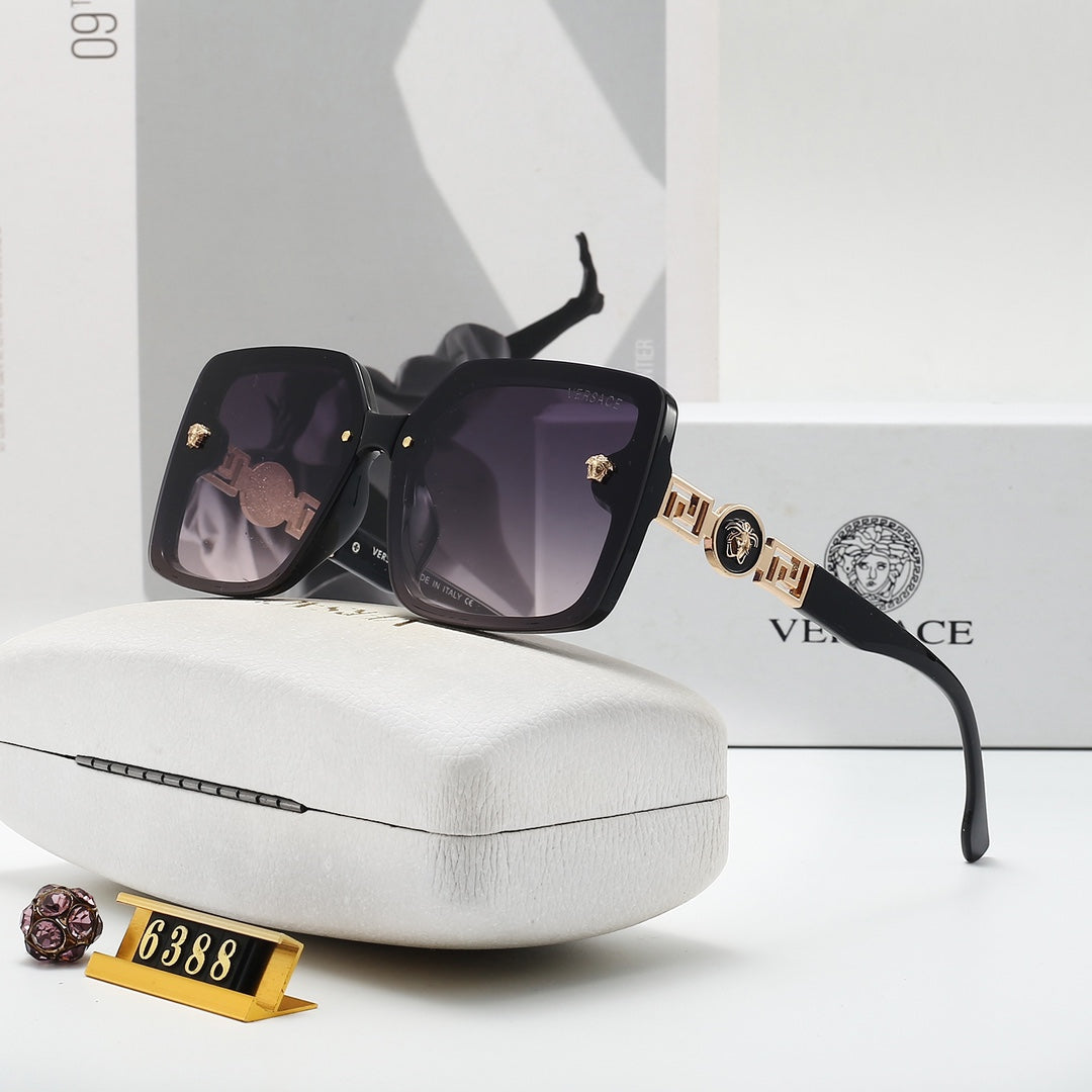 Unisex Retro-Fashion Vielseitige Sonnenbrille mit großem Rahmen