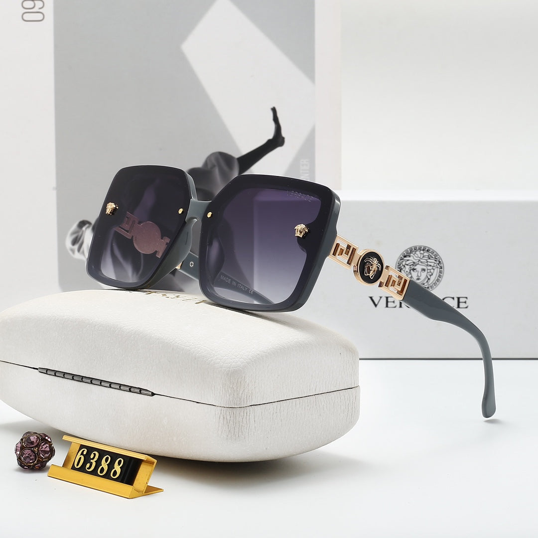 Unisex Retro-Fashion Vielseitige Sonnenbrille mit großem Rahmen