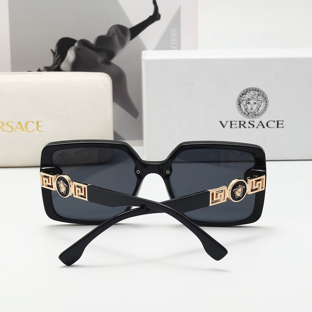 Unisex Retro-Fashion Vielseitige Sonnenbrille mit großem Rahmen