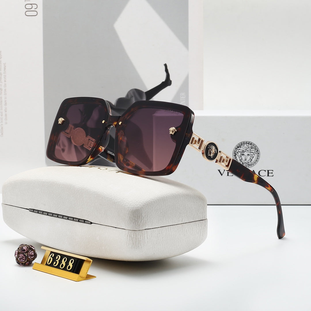 Unisex Retro-Fashion Vielseitige Sonnenbrille mit großem Rahmen