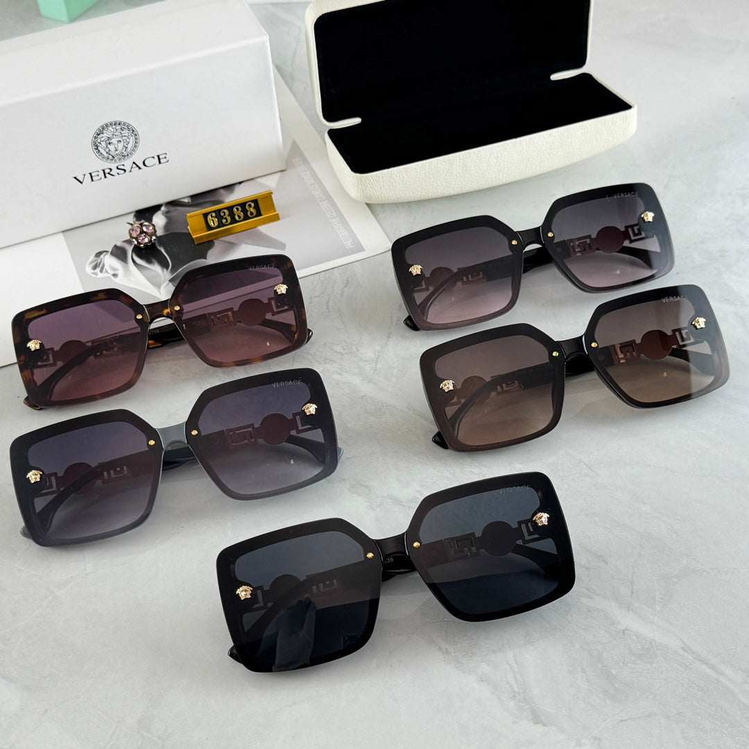 Unisex Retro-Fashion Vielseitige Sonnenbrille mit großem Rahmen