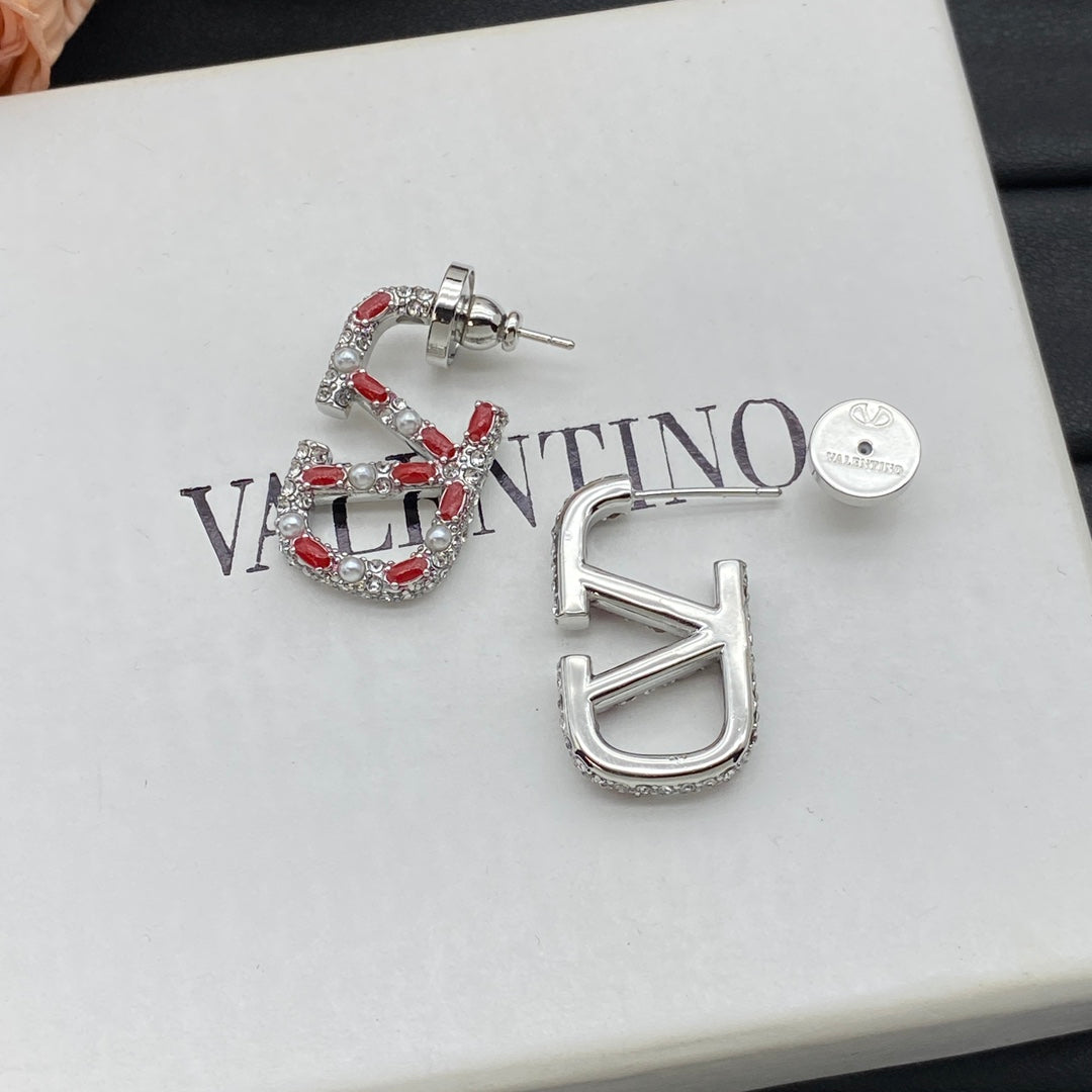 Vintage-Schmuckset aus Silber mit Diamant-Logo
