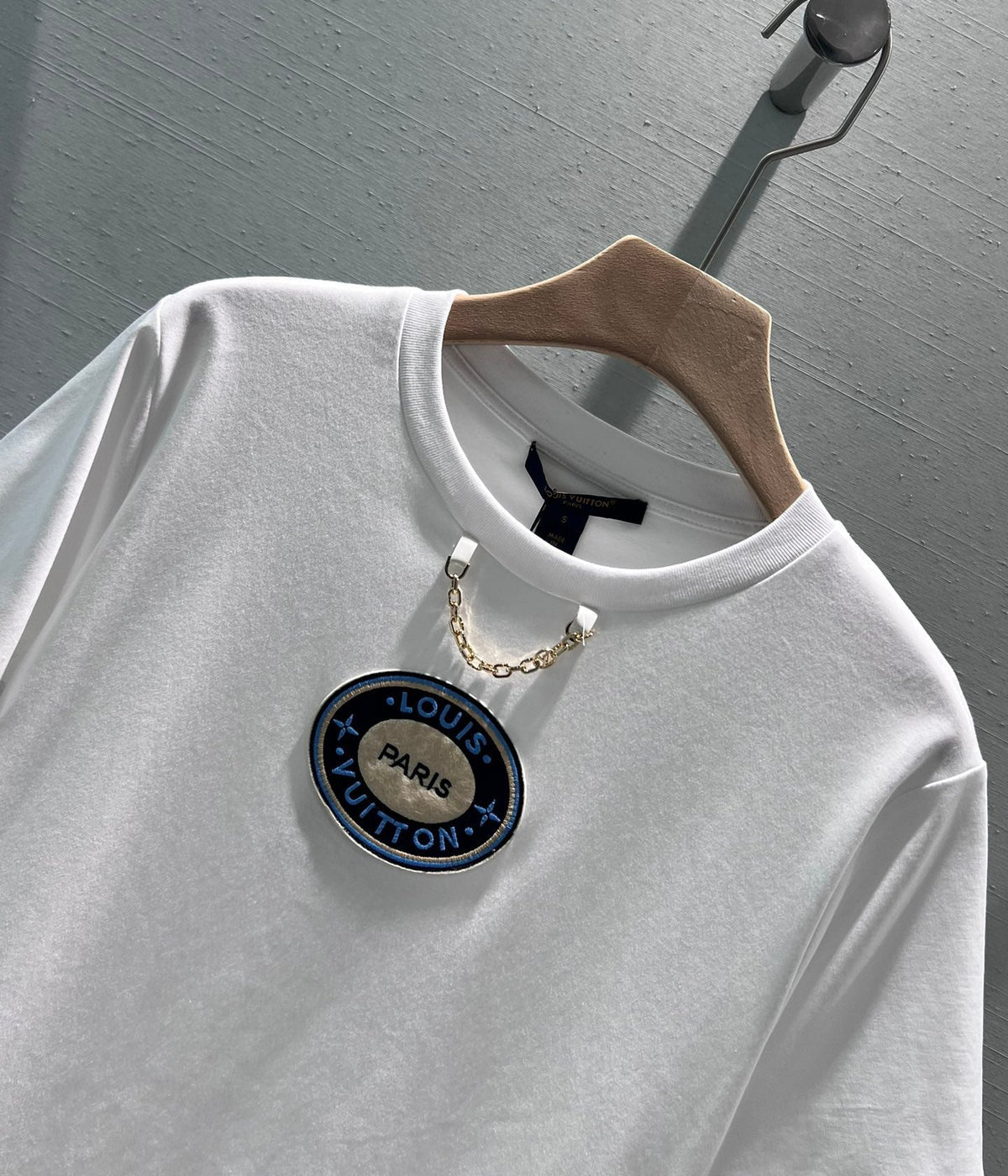 Circle Chain schickes Premium-Baumwoll-T-Shirt