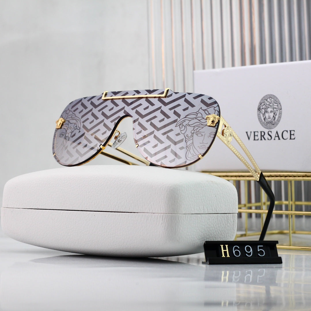 Retro Sonnenbrille mit Wasserzeichenmuster
