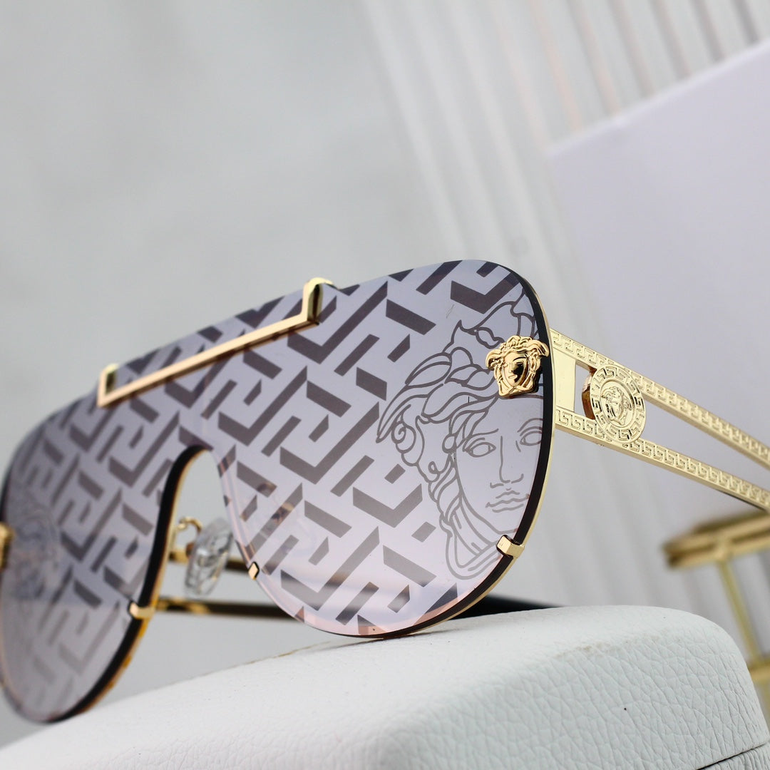 Retro Sonnenbrille mit Wasserzeichenmuster