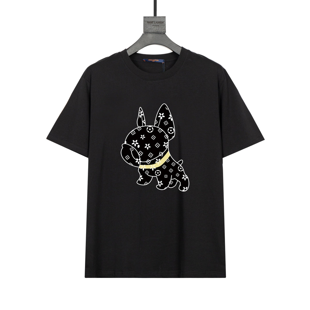 T-Shirt mit Französischer Bulldogge-Aufdruck