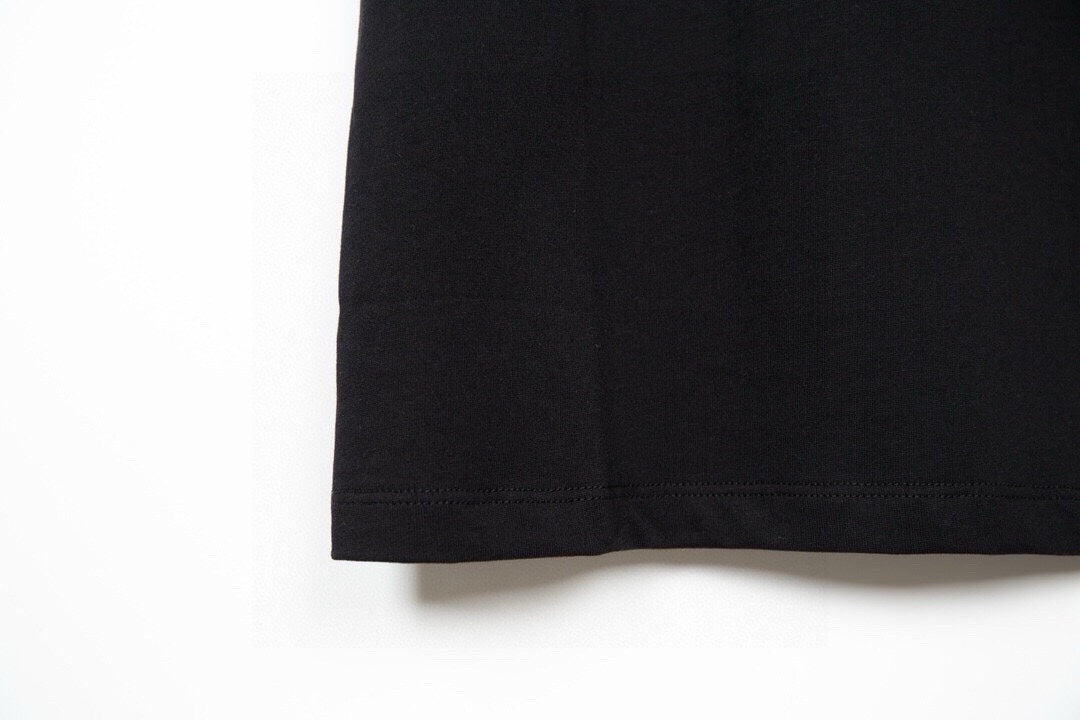 Baumwoll-T-Shirt mit einfachem Print