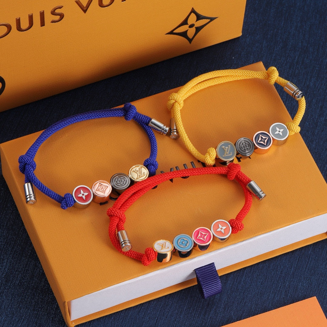 Buntes Emaille-Perlenarmband