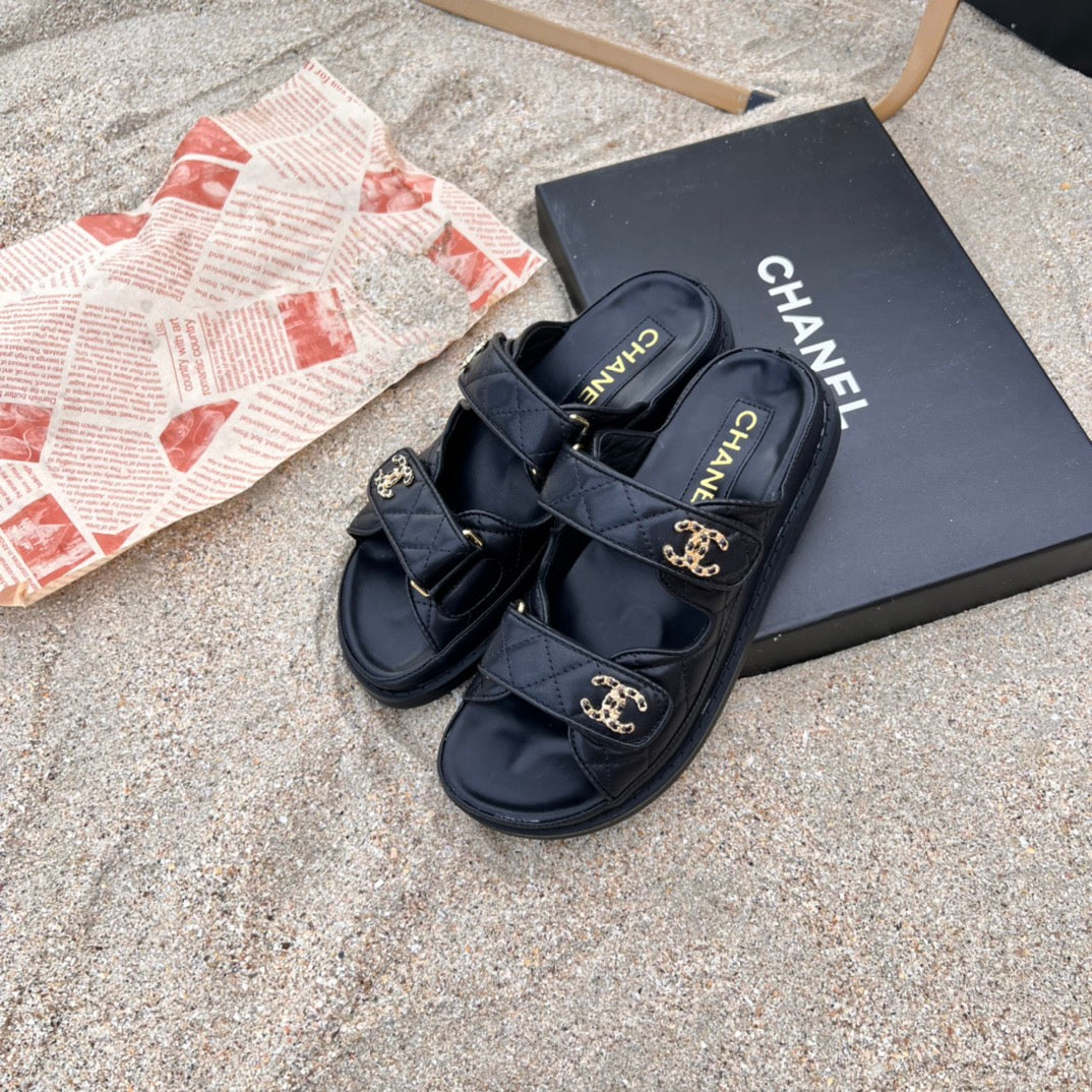 6 Farben Klettverschluss Flache Sandalen