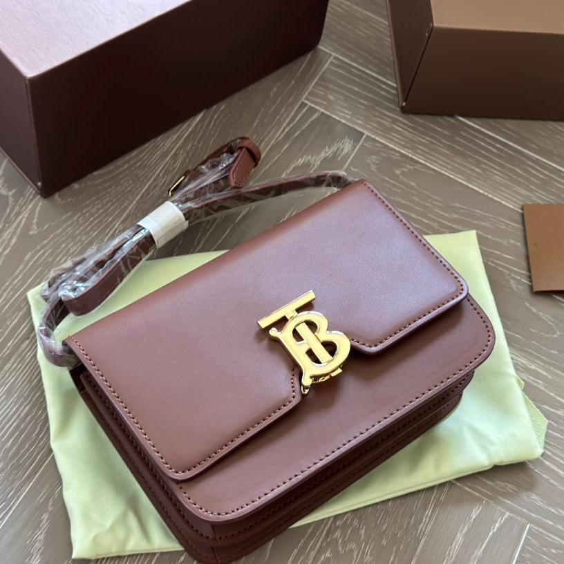 Braune Metallschnalle Tofutasche