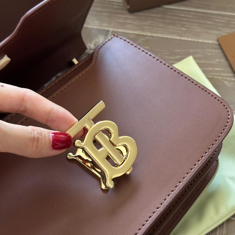 Braune Metallschnalle Tofutasche