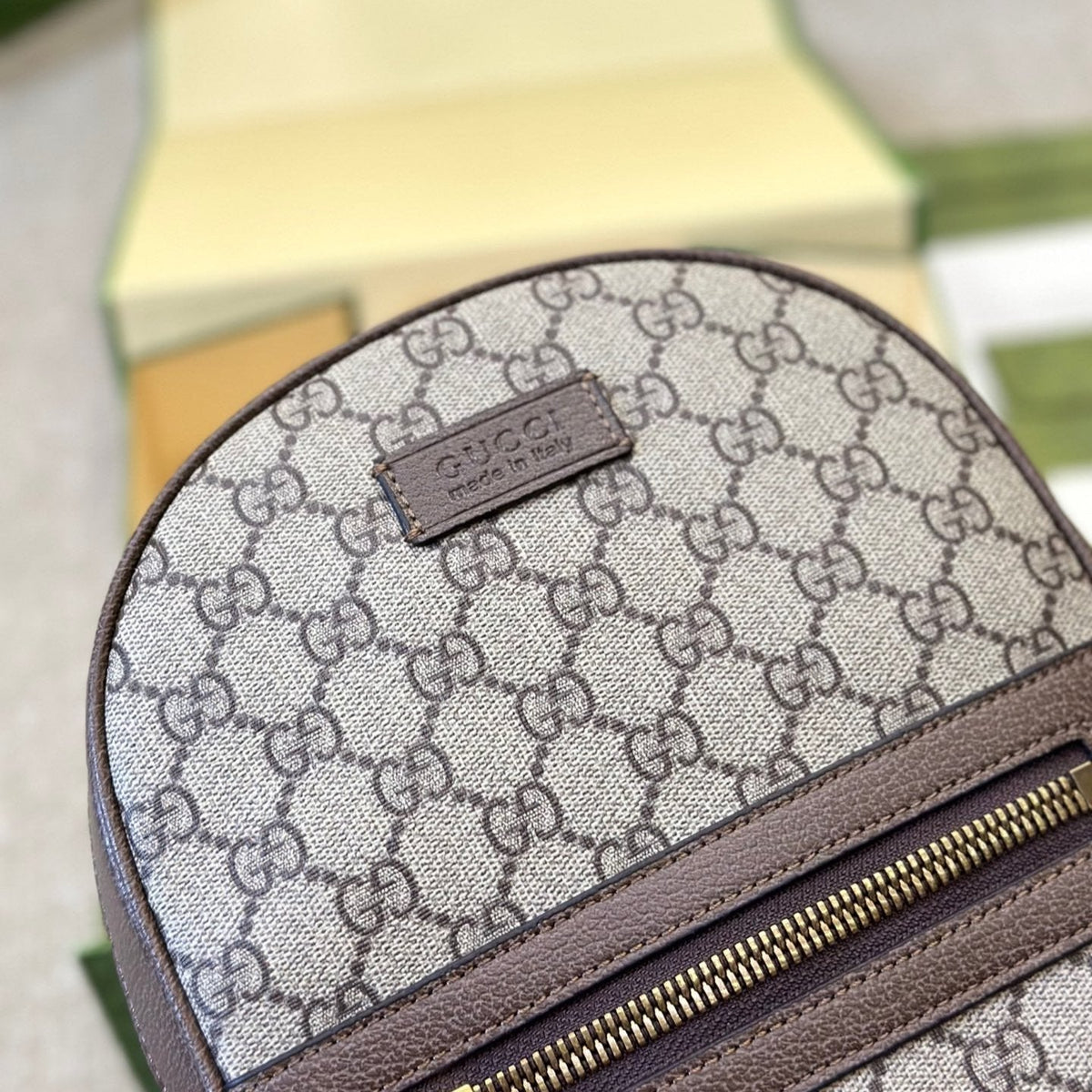Retro-Klassik-Rucksack mit Print