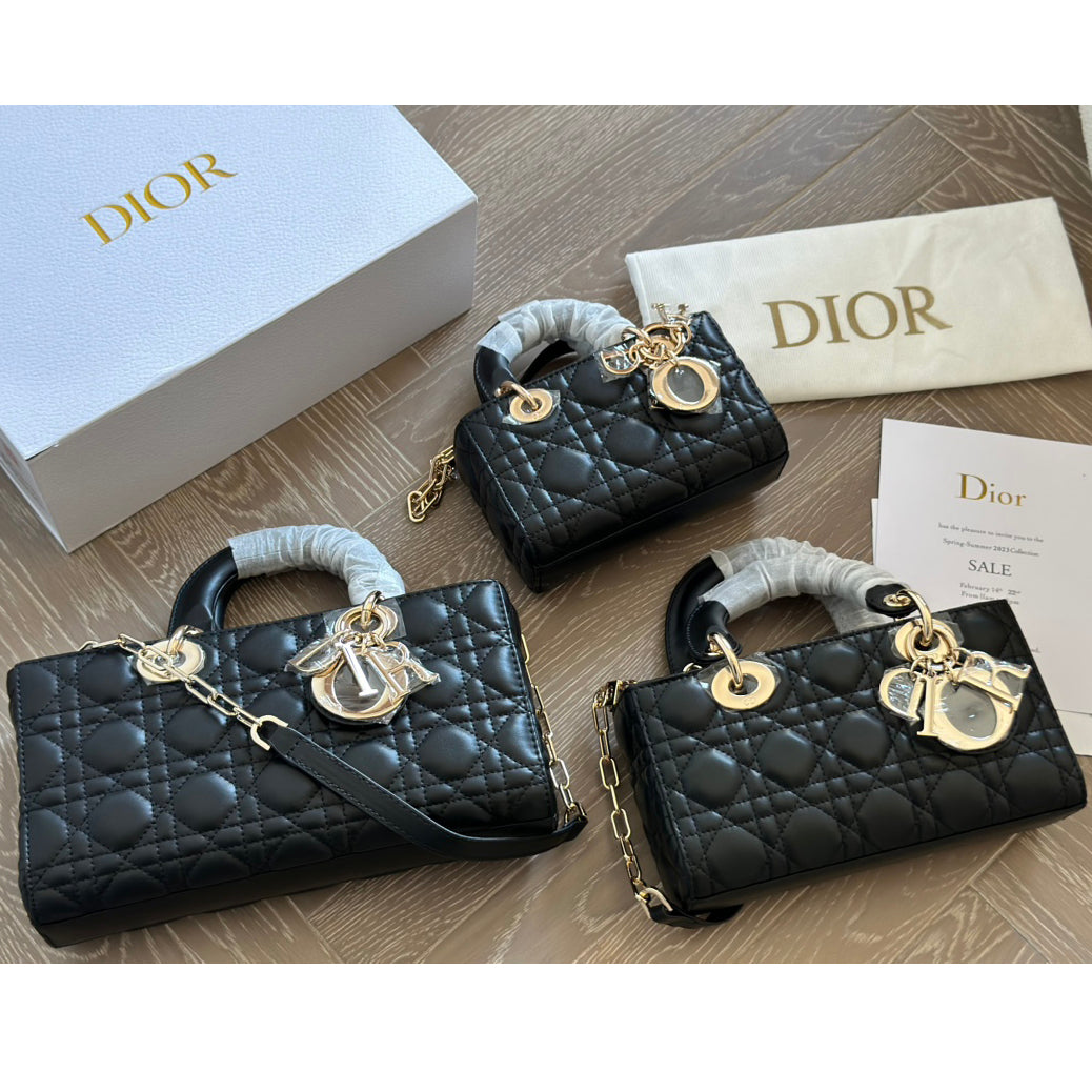 Schwarze D-Joy Lady Handtasche