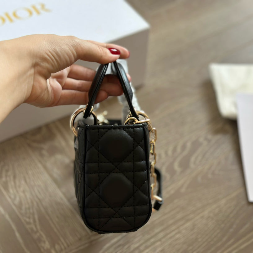 Schwarze D-Joy Lady Handtasche