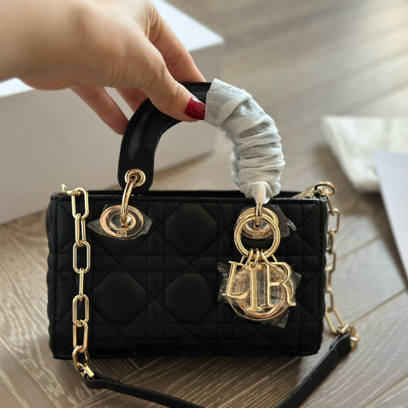 Schwarze D-Joy Lady Handtasche