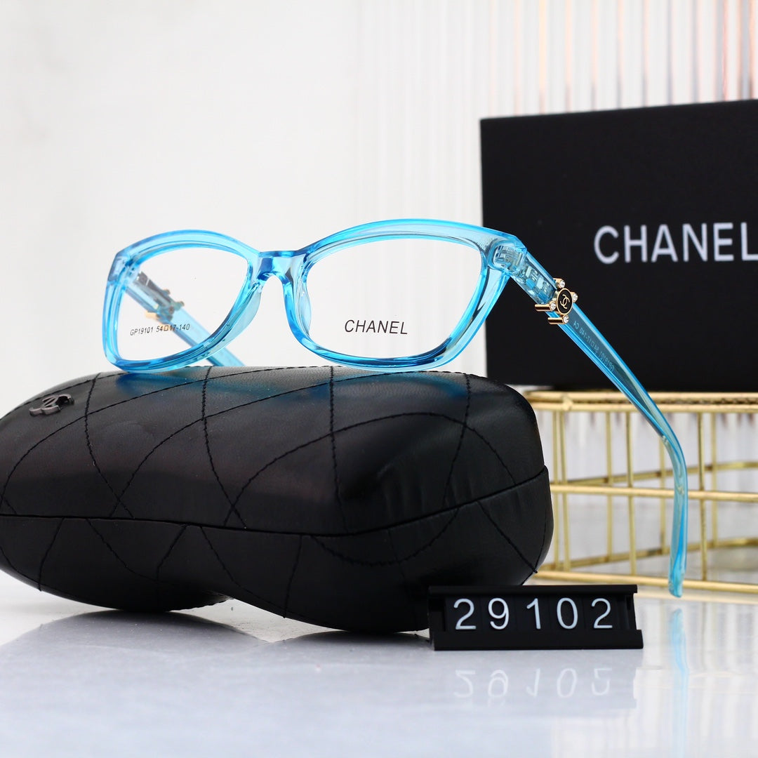 Modische Strass-Logo-Brille