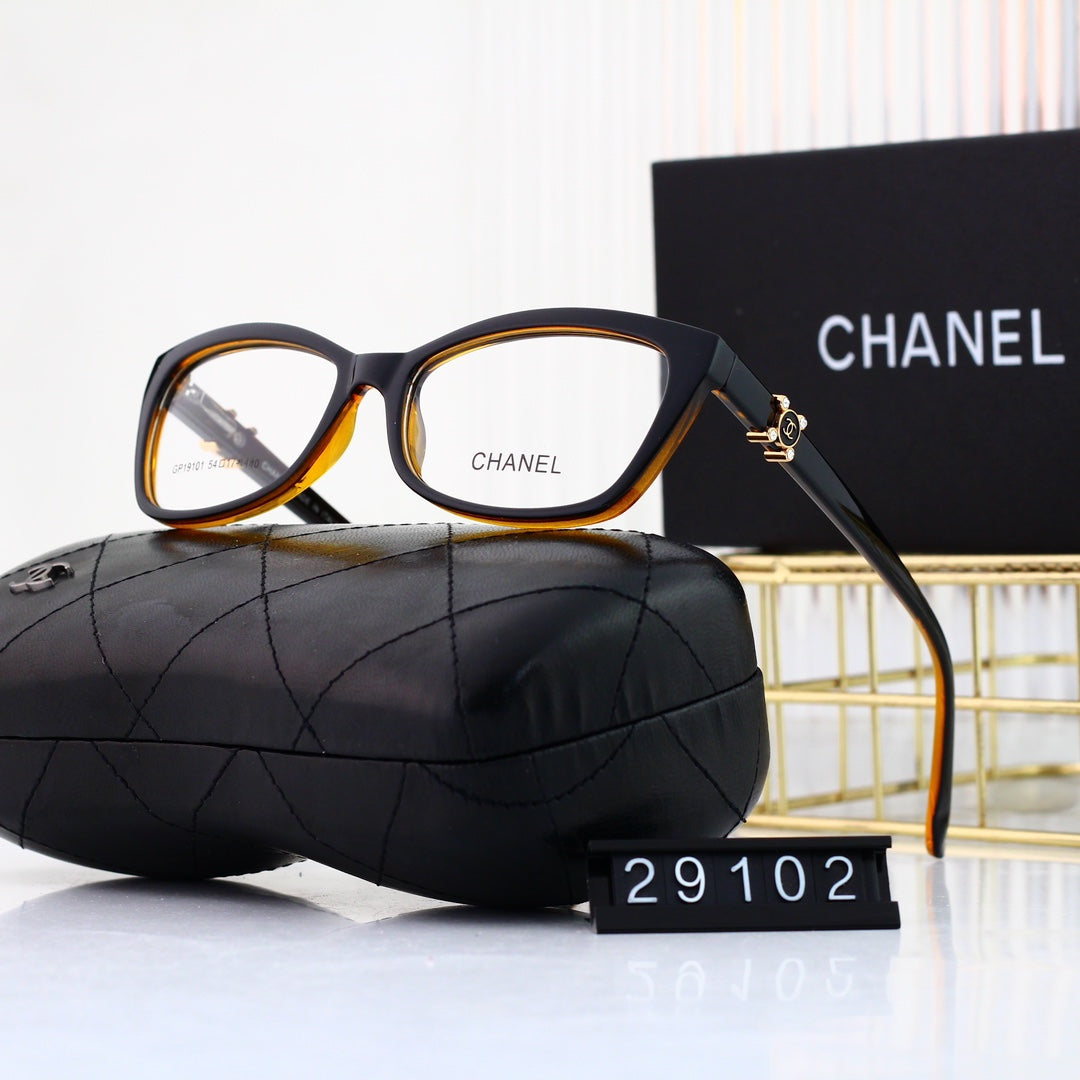 Modische Strass-Logo-Brille