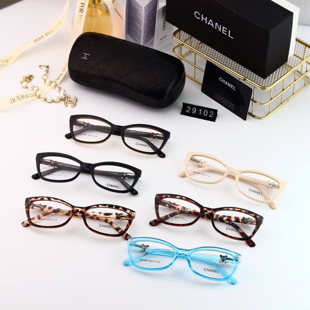 Modische Strass-Logo-Brille