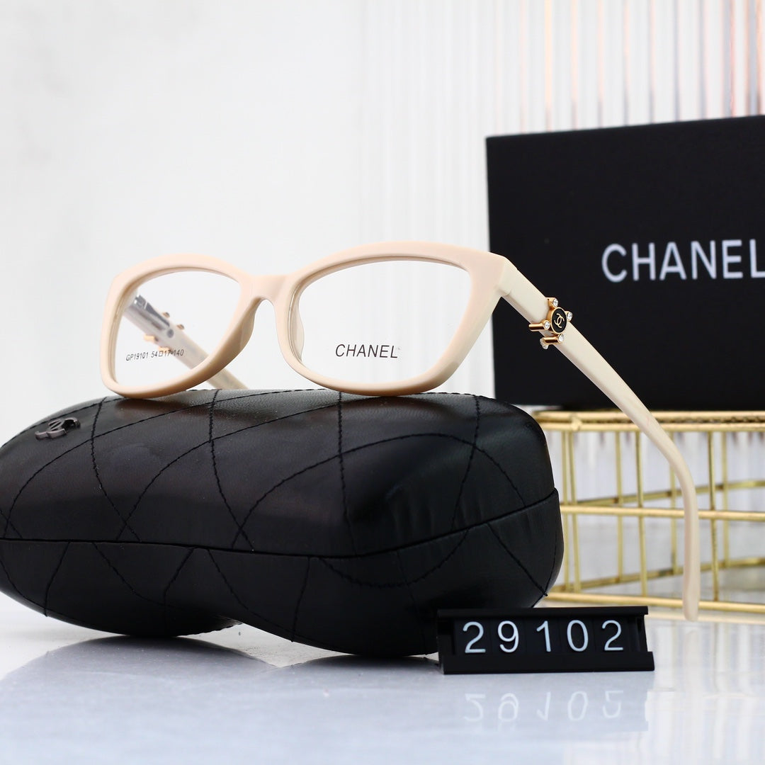 Modische Strass-Logo-Brille