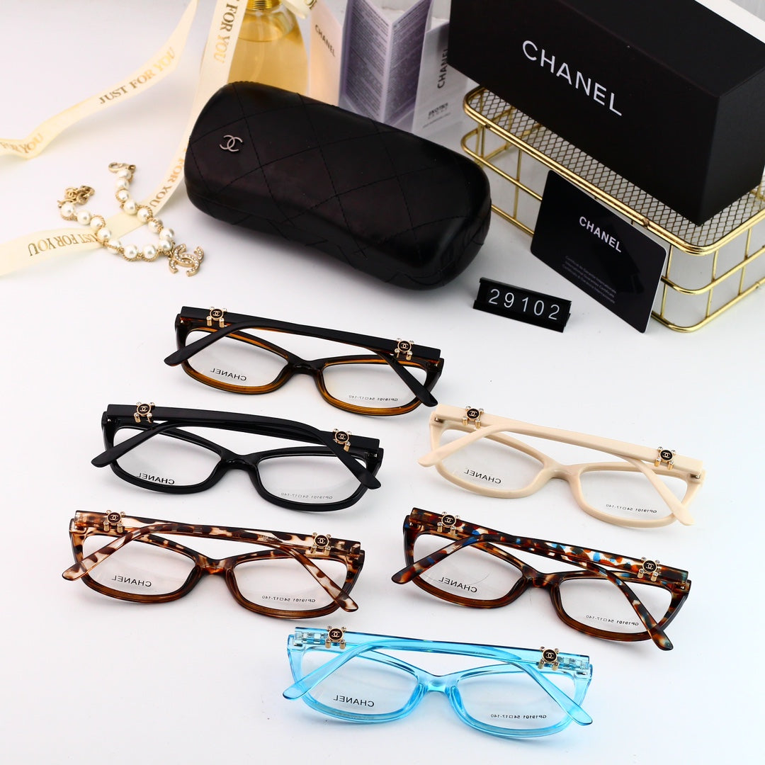 Modische Strass-Logo-Brille