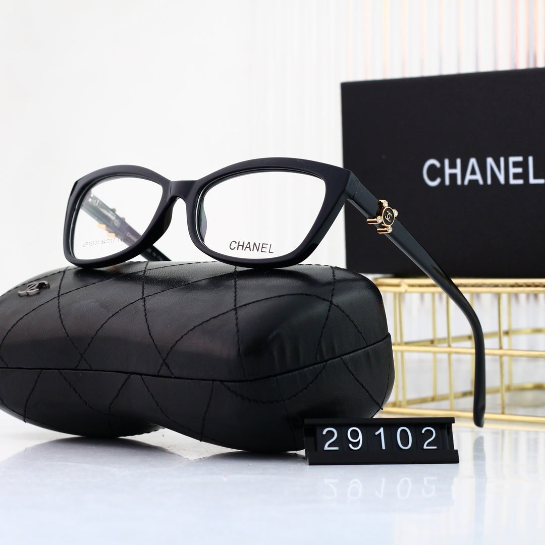 Modische Strass-Logo-Brille