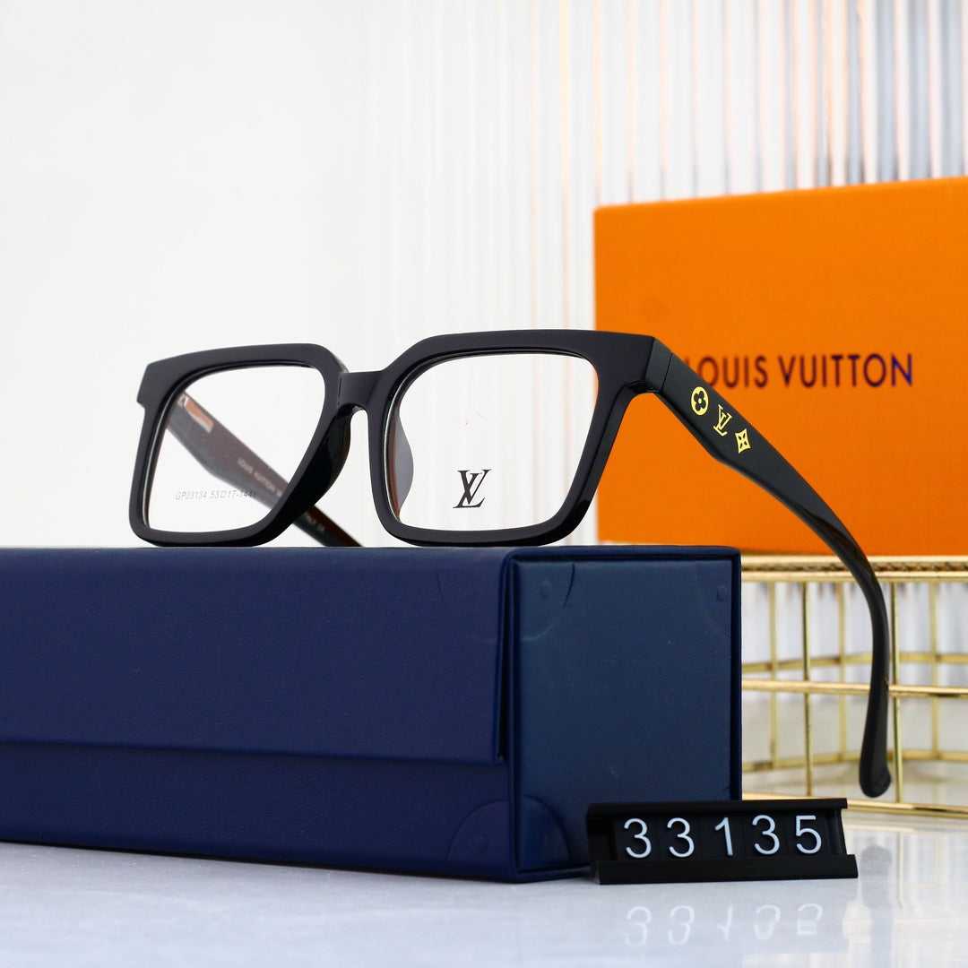 Neue quadratische Brille mit Metallrahmen