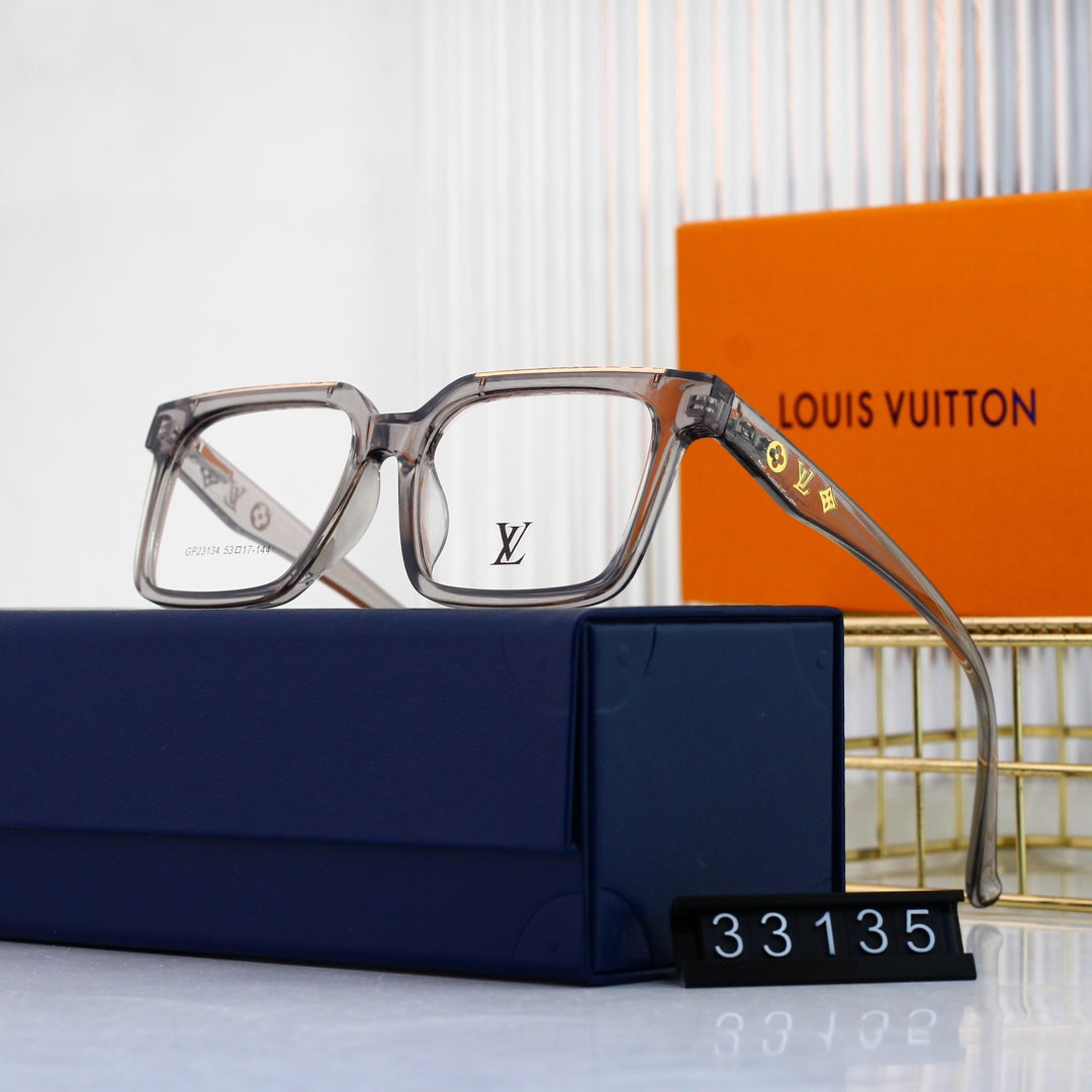 Neue quadratische Brille mit Metallrahmen