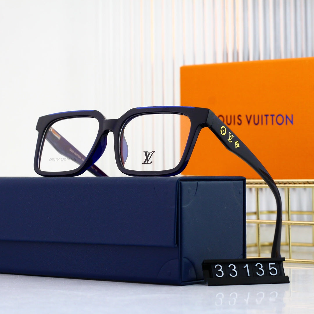 Neue quadratische Brille mit Metallrahmen