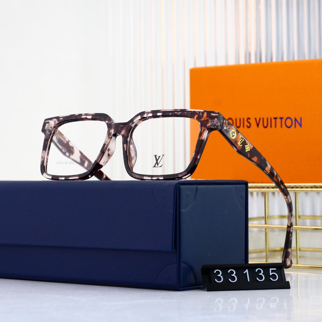 Neue quadratische Brille mit Metallrahmen