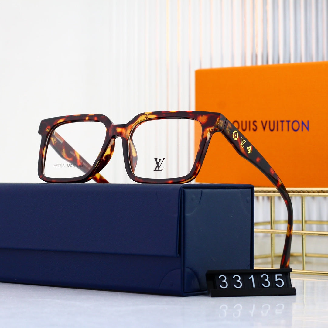 Neue quadratische Brille mit Metallrahmen