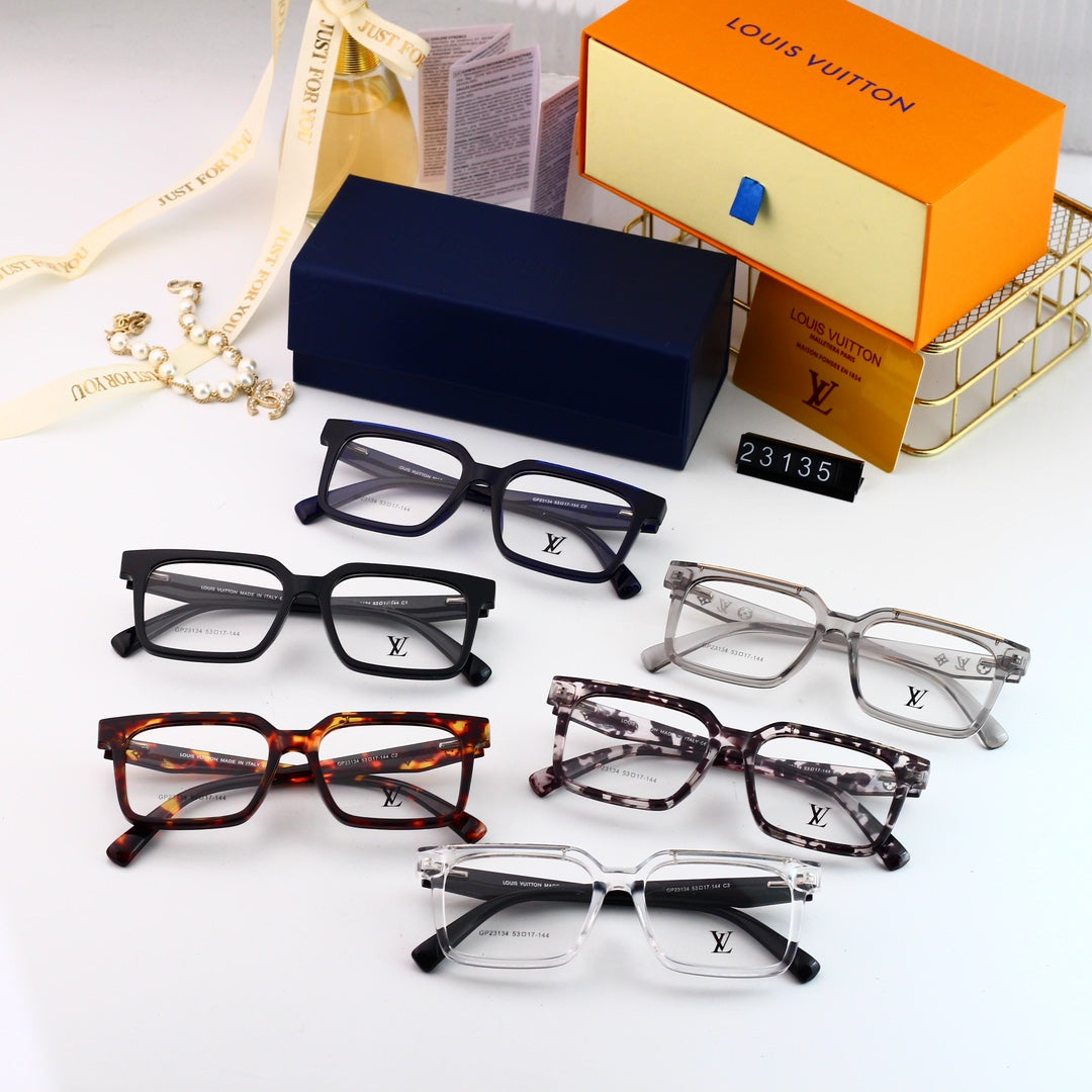Neue quadratische Brille mit Metallrahmen