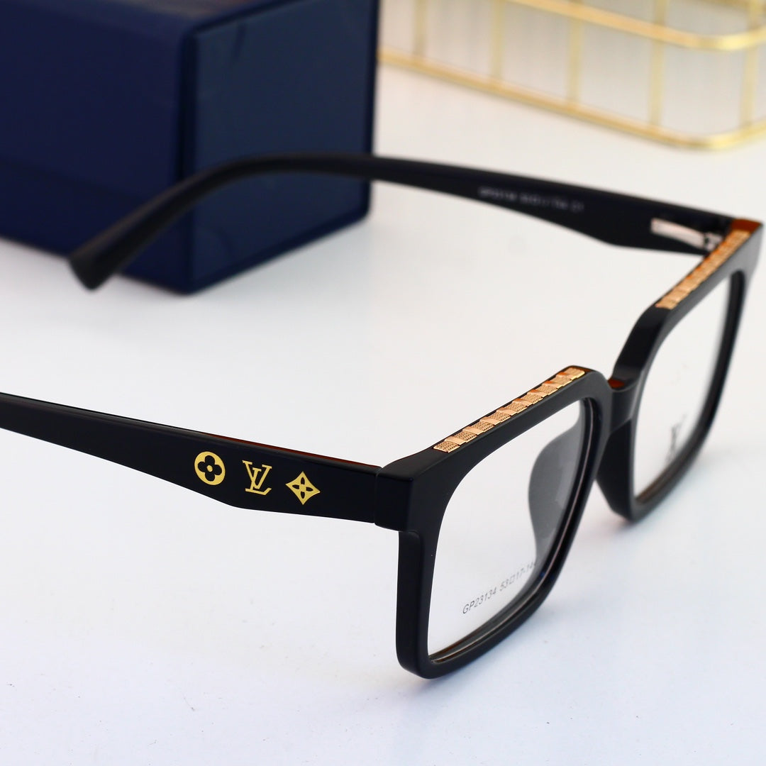 Neue quadratische Brille mit Metallrahmen
