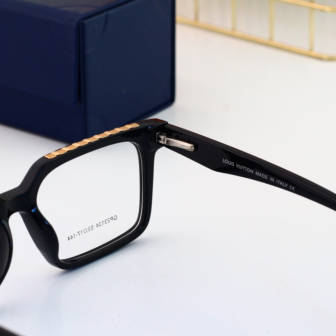 Neue quadratische Brille mit Metallrahmen