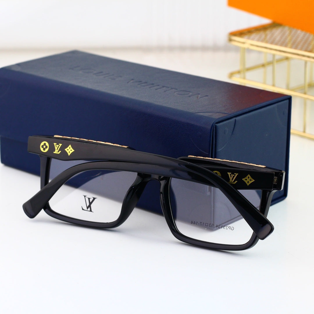 Neue quadratische Brille mit Metallrahmen