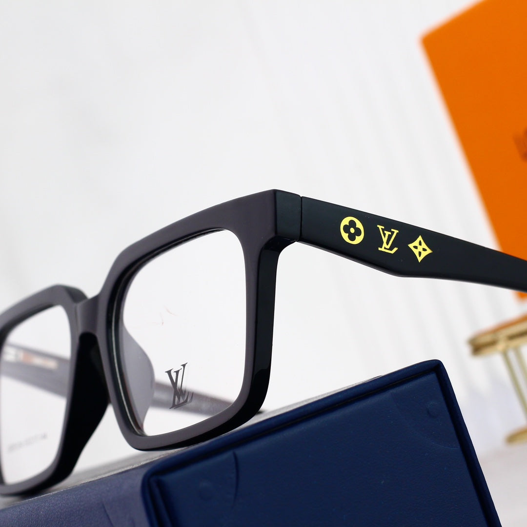 Neue quadratische Brille mit Metallrahmen