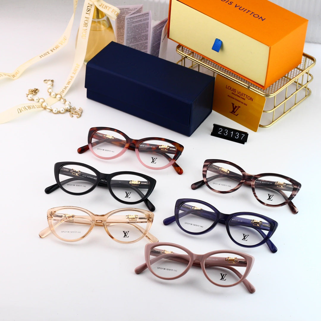 Klassische stilvolle schlichte Brille