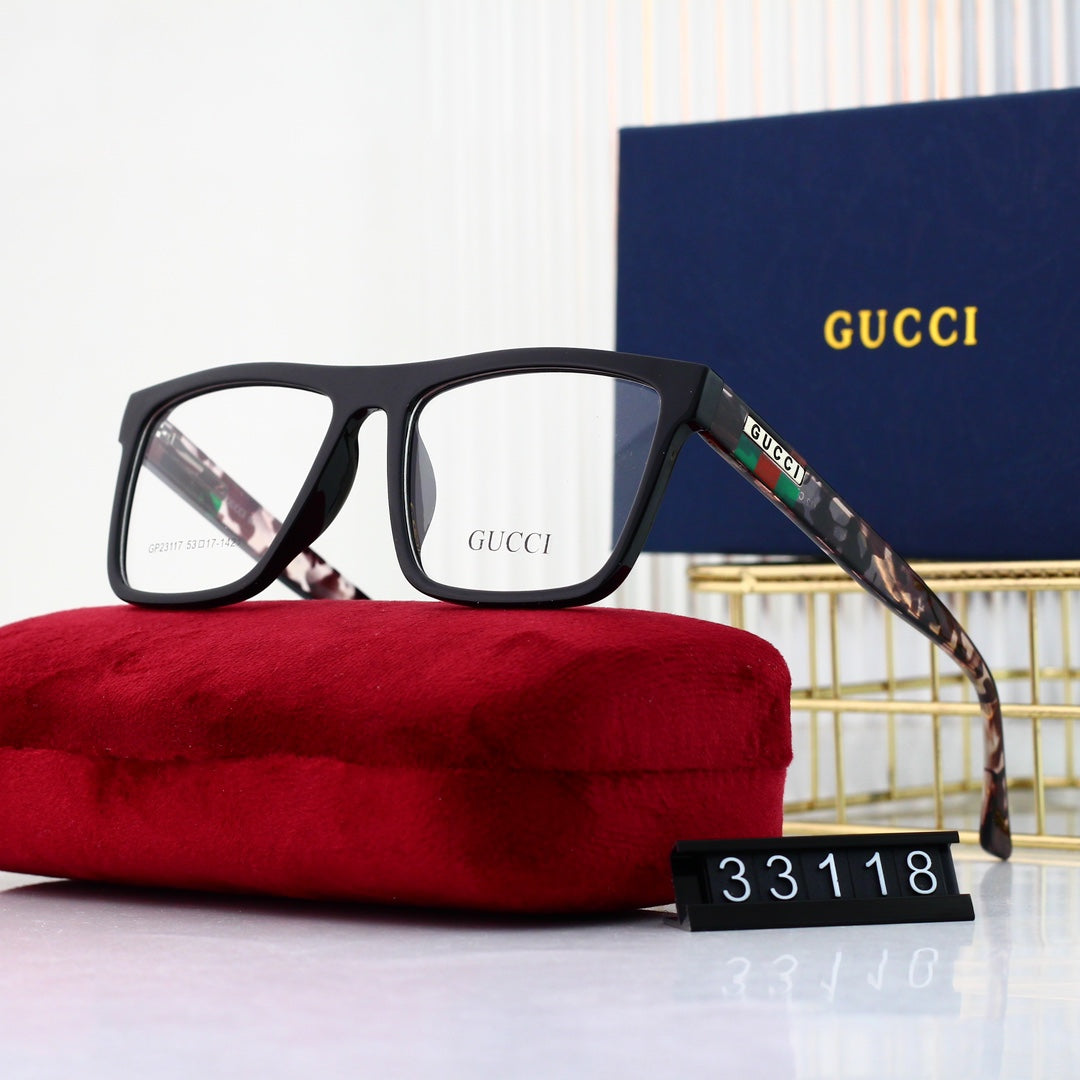 Unisex modische gestreifte Brille