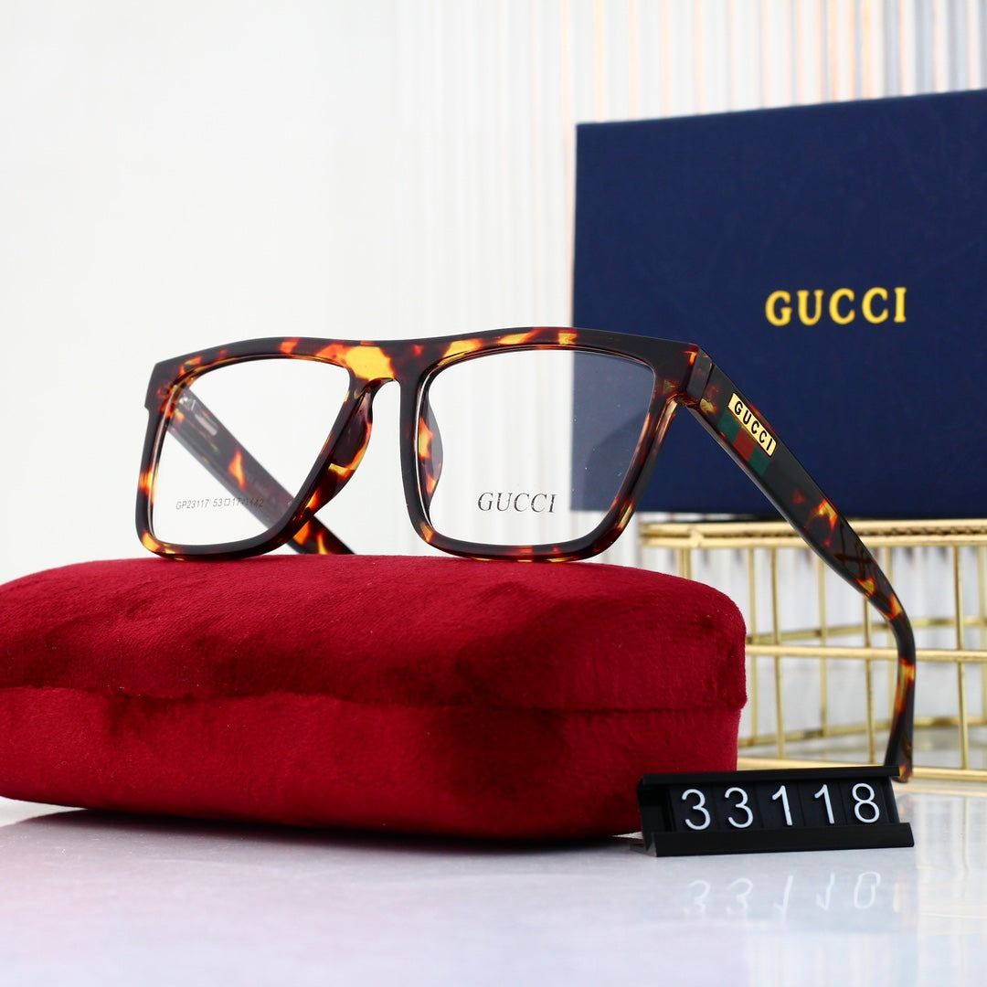 Unisex modische gestreifte Brille