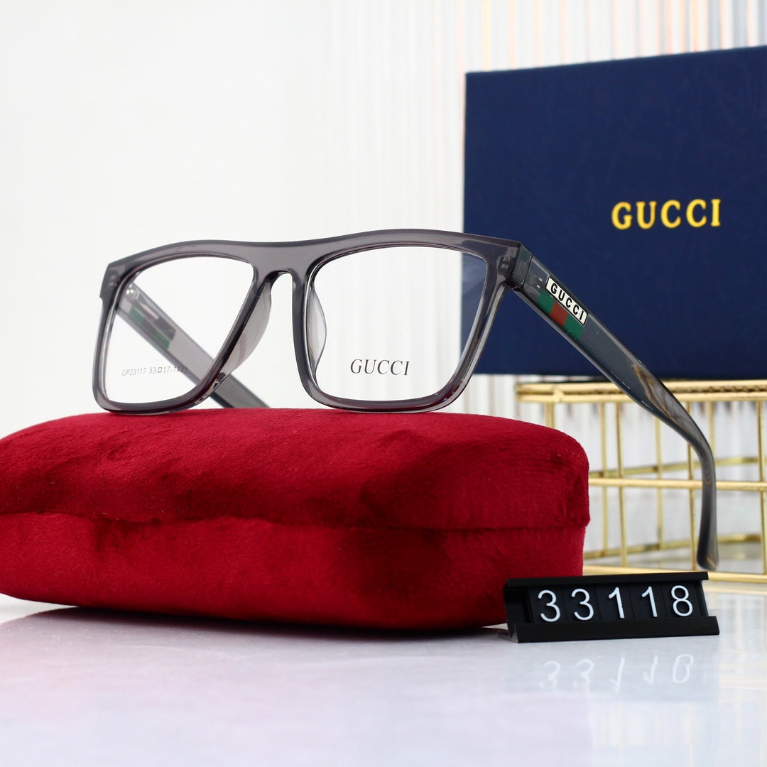 Unisex modische gestreifte Brille