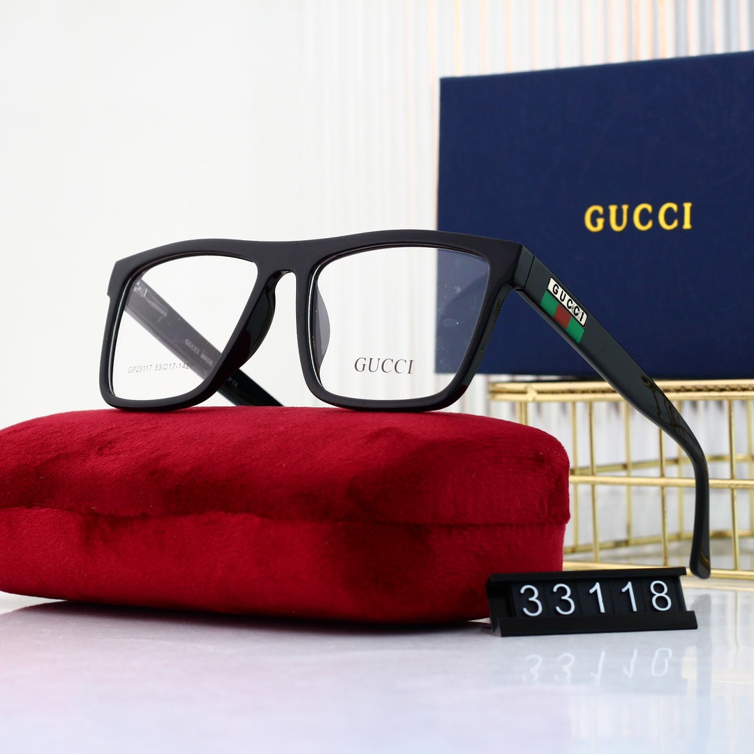 Unisex modische gestreifte Brille
