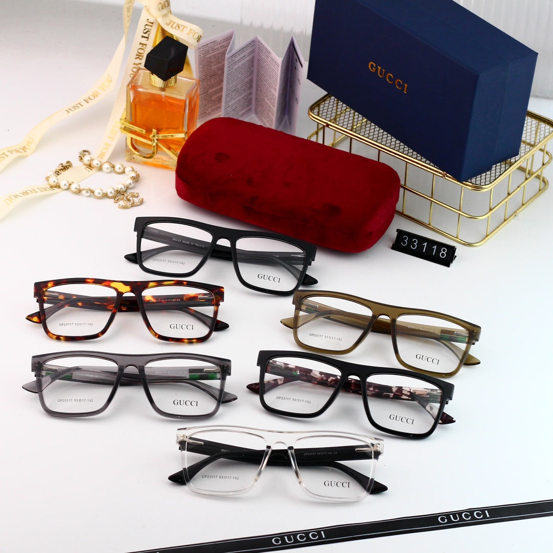 Unisex modische gestreifte Brille
